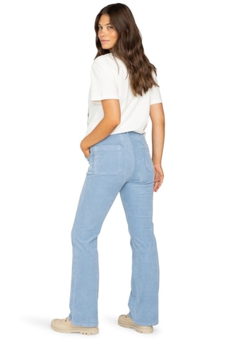 Pantalon slim en velours taille haute - Ciel - Billabong