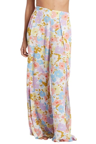 Pantalon de plage taille haute - Blanc et violet - Billabong