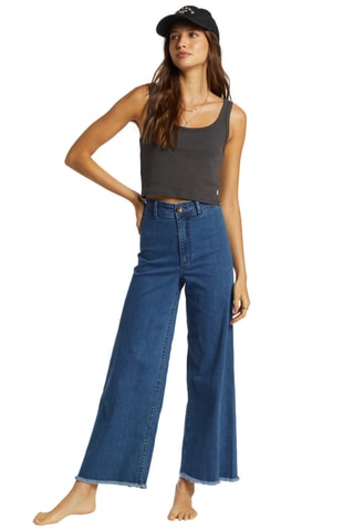 Jean slim taille haute - Bleu - Billabong