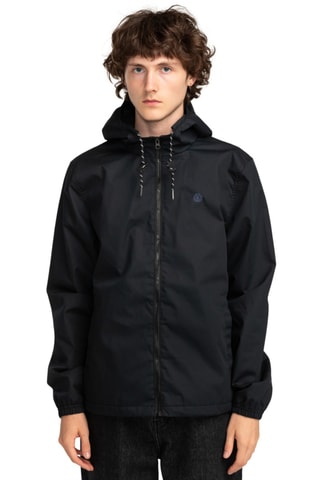 Coupe-vent à capuche - Noir - Element