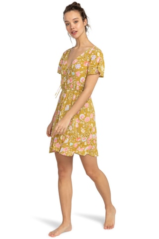 Robe patineuse - Kaki et rose - Billabong