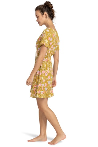 Robe patineuse - Kaki et rose - Billabong