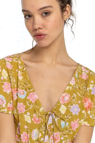 Robe patineuse - Kaki et rose - Billabong
