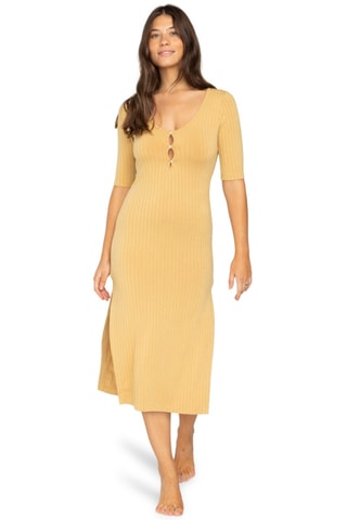 Robe midi - Beige - Billabong