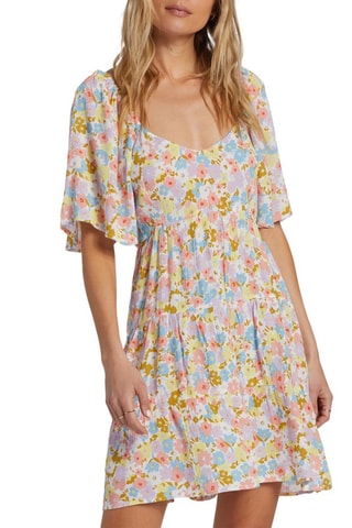 Robe patineuse - Blanc et beige - Billabong