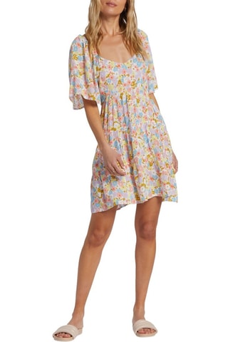 Robe patineuse - Blanc et beige - Billabong
