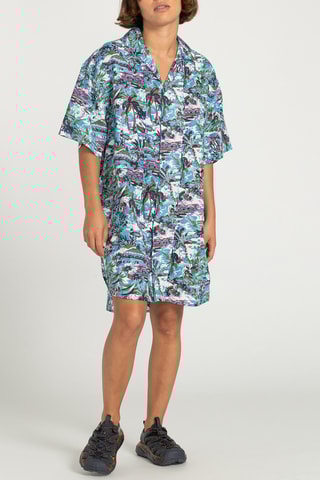 Robe chemise Quilt - Bleu - Element