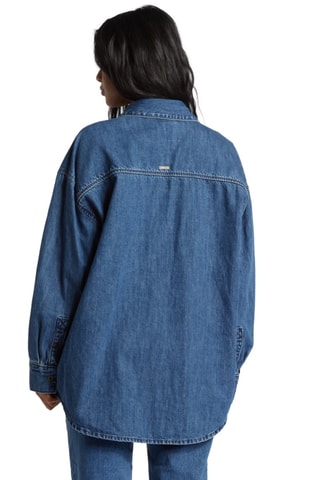 Chemisier en jean oversize - Bleu marine - Billabong
