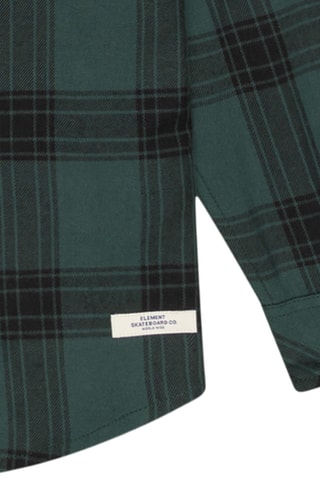 Chemise en coton biologique - Vert foncé - Element
