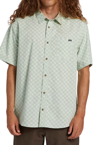 Chemise - Vert d'eau et écru - Billabong