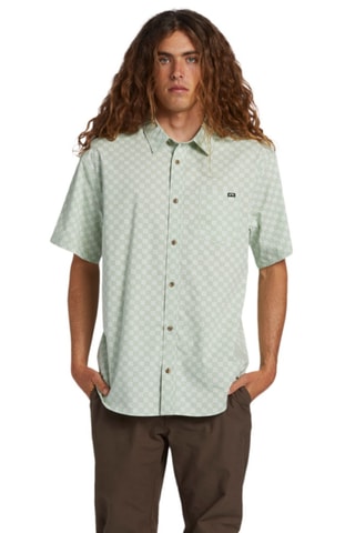 Chemise - Vert d'eau et écru - Billabong