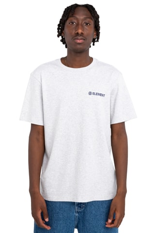 T-shirt en coton biologique - Gris clair chiné - Element