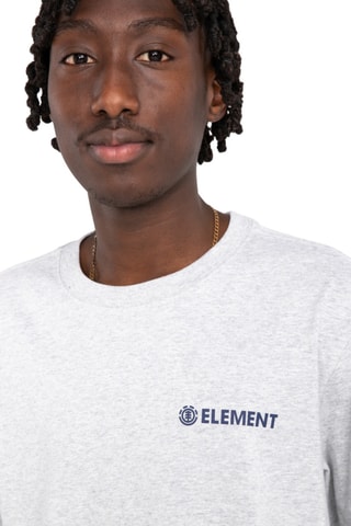 T-shirt en coton biologique - Gris clair chiné - Element