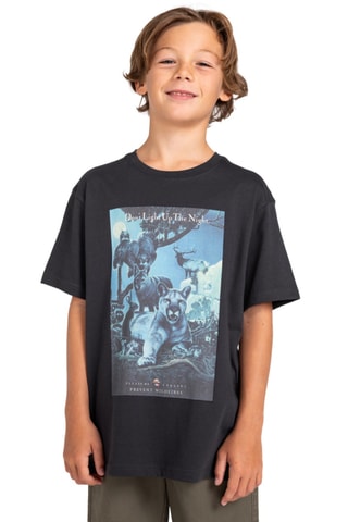 T-shirt en coton biologique - Noir - Element