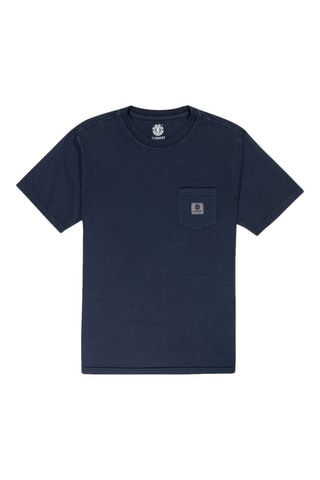T-shirt regular en coton biologique - Bleu marine - Element