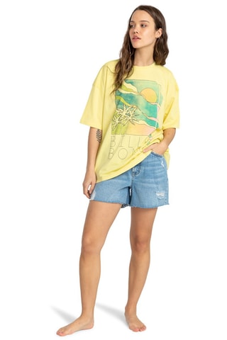 T-shirt oversize - Jaune - Billabong