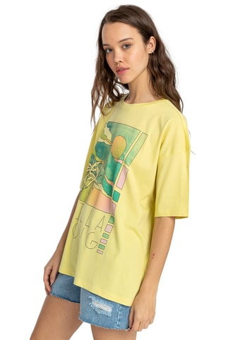 T-shirt oversize - Jaune - Billabong