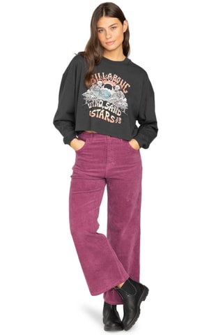T-shirt cropped - Noir - Billabong