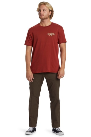 T-shirt en coton biologique - Rouge - Billabong