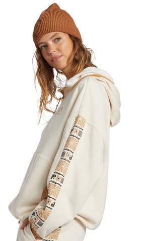 Sweat à capuche polaire en coton biologique - Blanc - Billabong