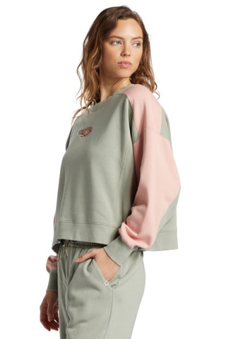 Sweat polaire en coton biologique - Vert - Billabong