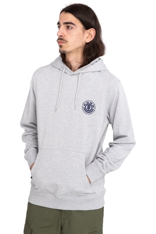 Sweat à capuche - Gris clair chiné  - Element