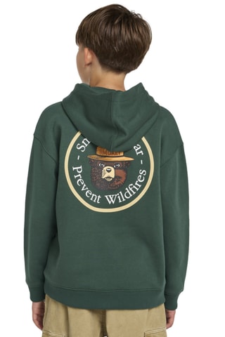 Sweat polaire à capuche - Vert foncé - Element