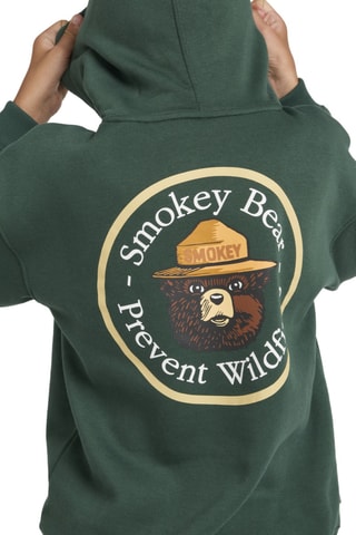 Sweat polaire à capuche - Vert foncé - Element