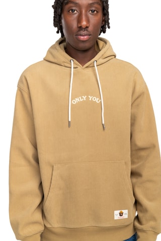 Sweat polaire en velours - Kaki - Element