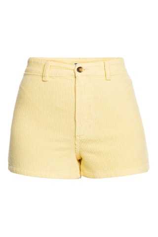Short en velours taille haute Jaune - Billabong