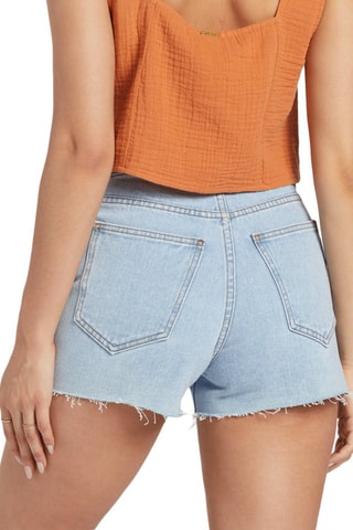 Short en jean taille haute - Bleu - Billabong
