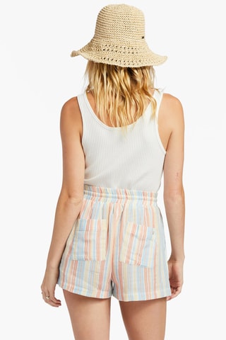 Short regular taille haute - Blanc et bleu  - Billabong
