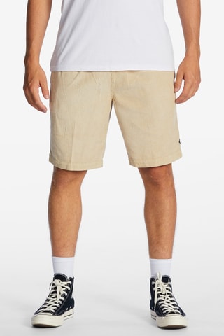 Short en velours - Beige
