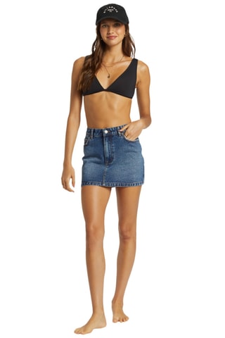 Minijupe en jean - Bleu - Billabong