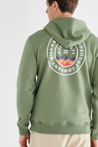 Sweat à capuche - Vert sauge - Billabong