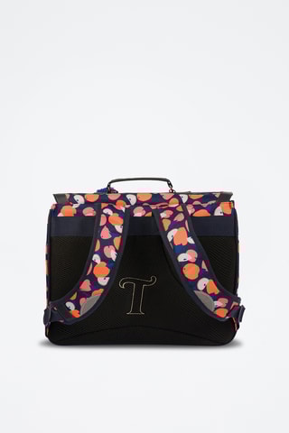 Cartable Sofia - Bleu marine et rose