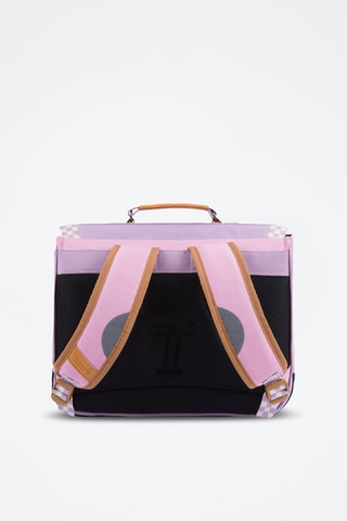 Cartable Manon - Violet et rose 