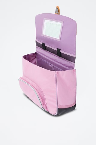 Cartable Manon - Violet et rose 