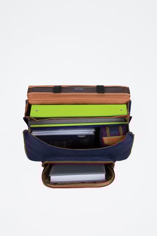 Cartable Lancelot - Bleu marine 