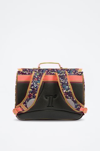 Cartable Alba - Vieux rose et bleu marine