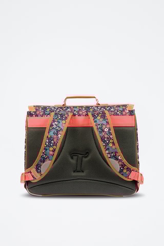 Cartable Alba - Vieux rose et bleu marine