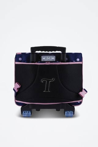 Cartable Romy à roulettes - Bleu marine