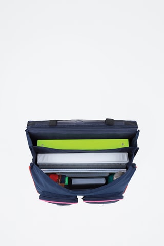 Cartable Romy à roulettes - Bleu marine