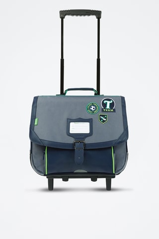Cartable à roulettes Tiago - Gris