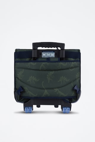 Cartable à roulettes Timothée - Kaki
