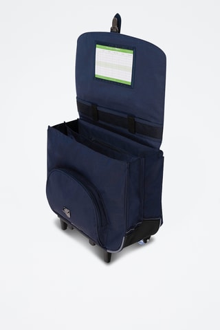 Cartable à roulettes Ilyès - Bleu marine