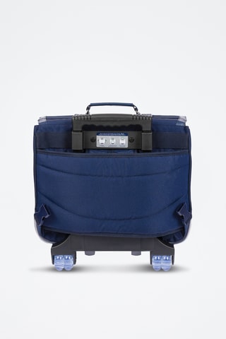 Cartable à roulettes Lancelot - Bleu marine 