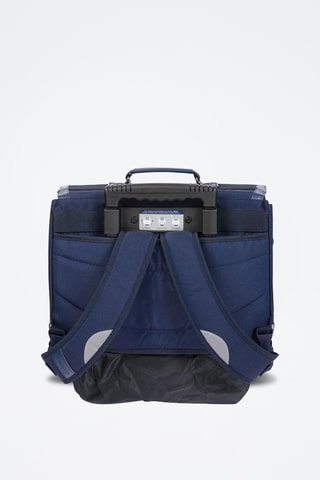 Cartable à roulettes Lancelot - Bleu marine 