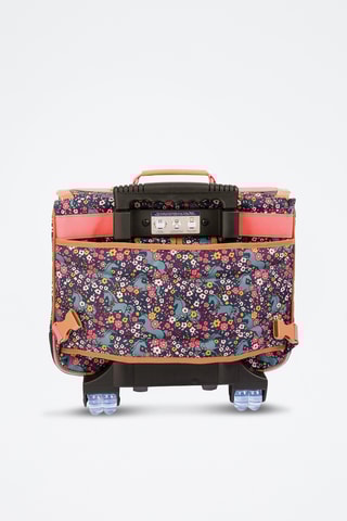 Cartable à roulettes Alba - Bleu marine
