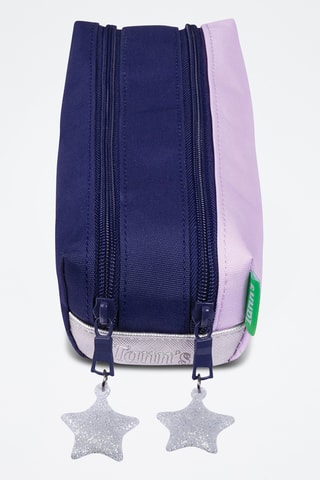 Trousse Lisa - Mauve et bleu marine